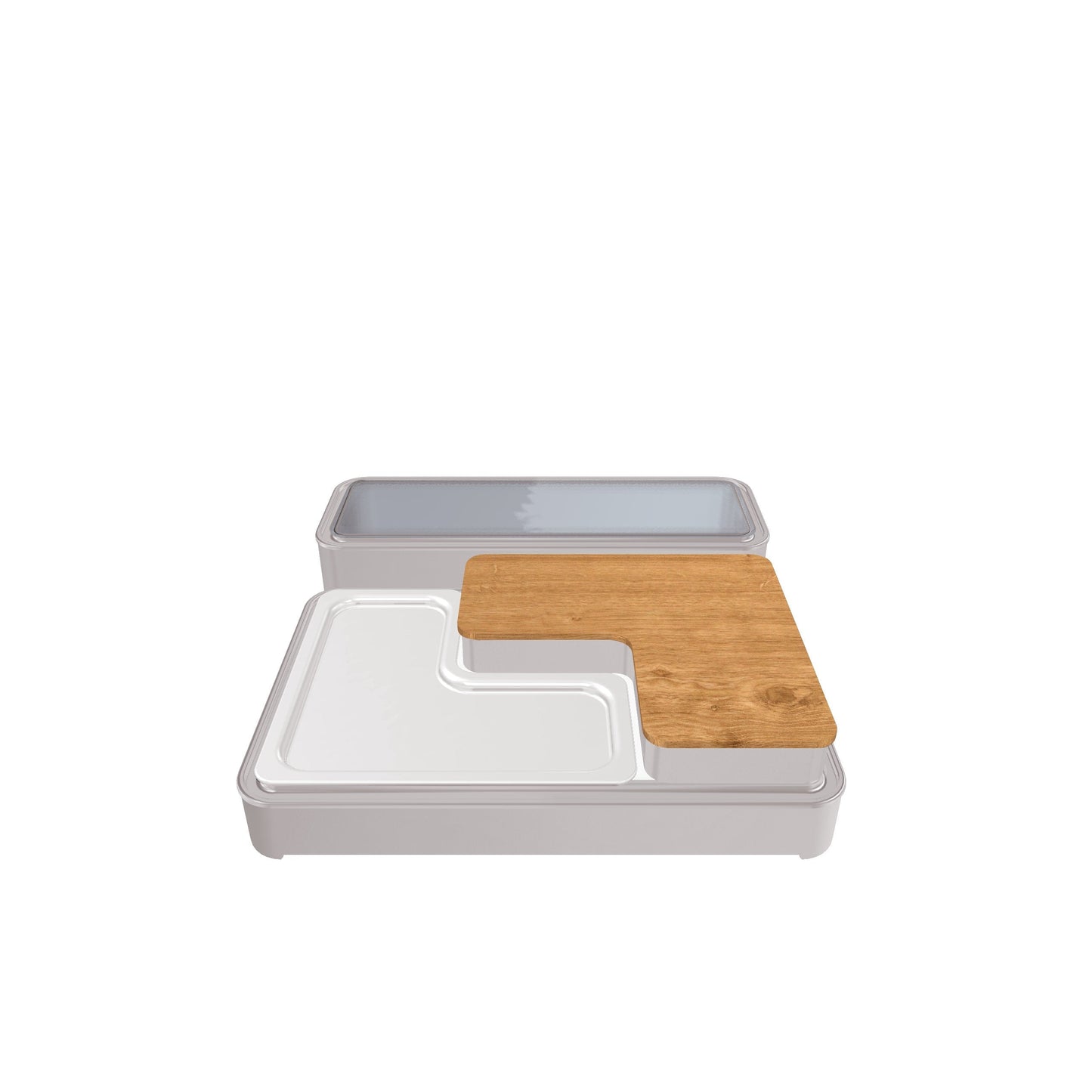 B2B Gastronomie Lunchbox mit Trennwänden