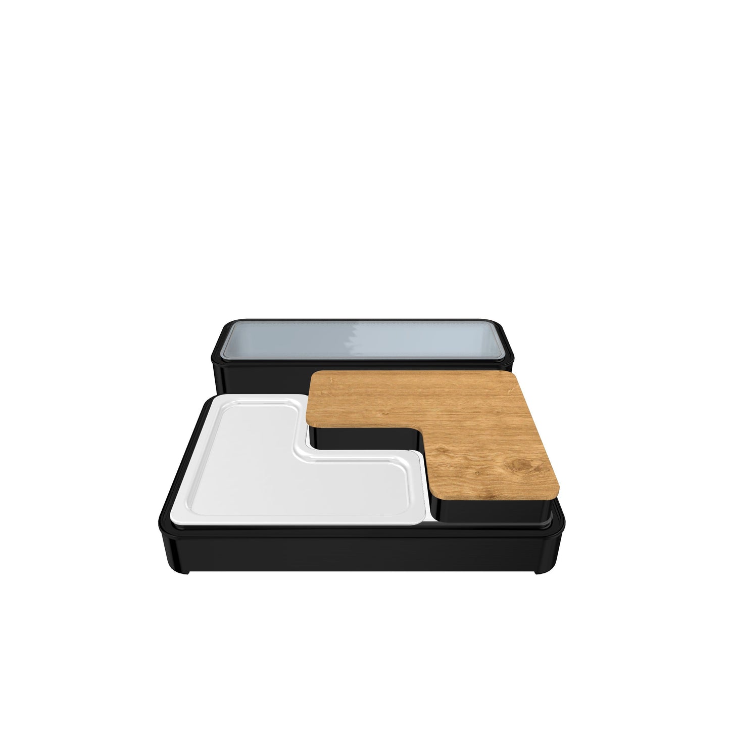 Modulares Gastronomie-Serviergeschirr.
