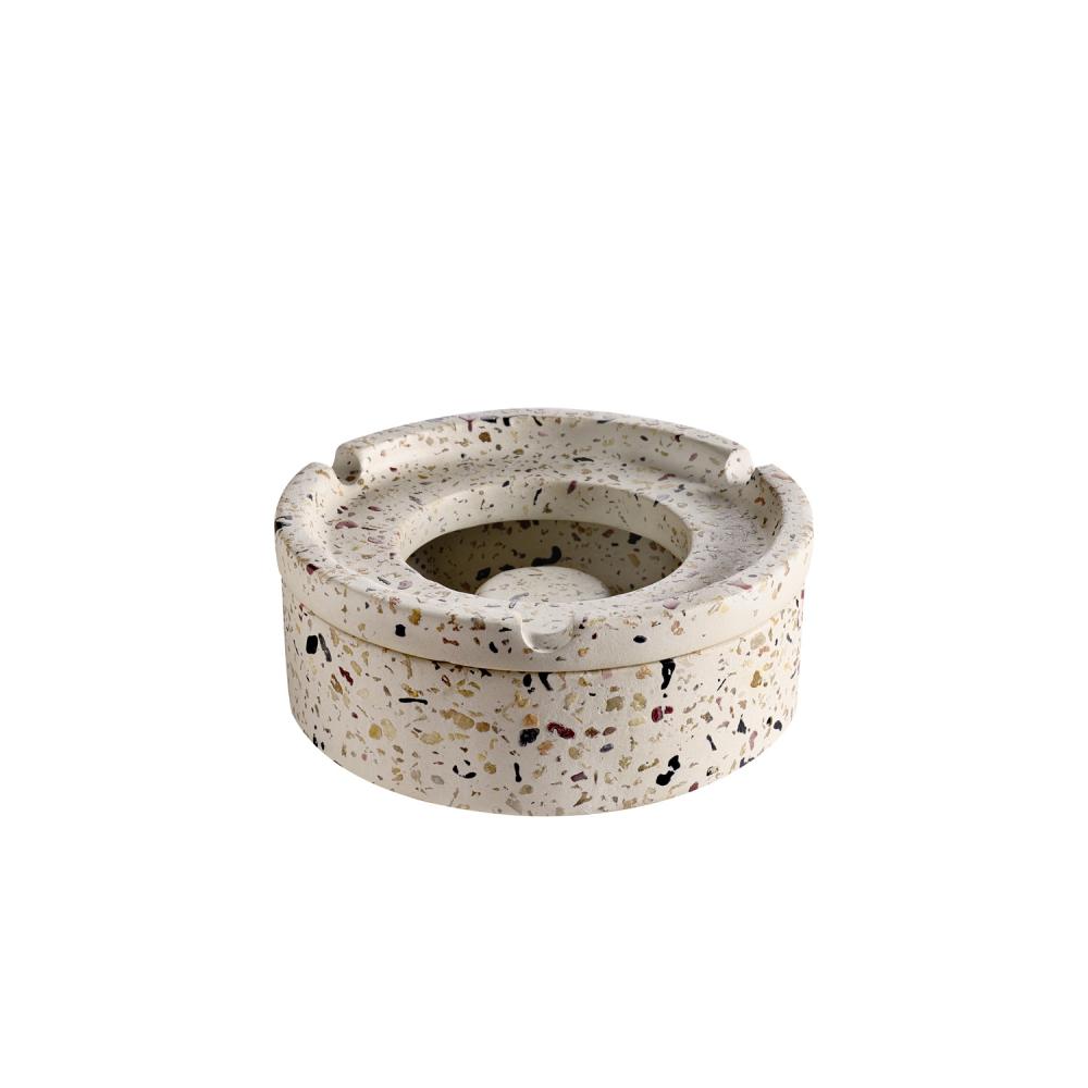 Windaschenbecher -TERRAZZO-, Ø 10,5 cm, H: 5 cm