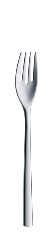 Edelstahlgabel für Gastronomiebedarf.