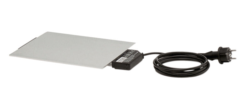 Heizplatte mit Netzkabel.