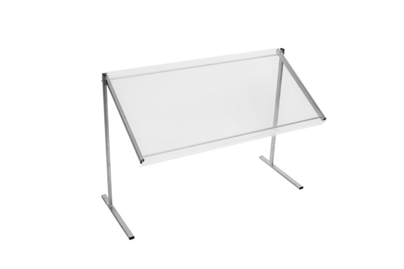 Transparente Menütafel für Gastronomie.