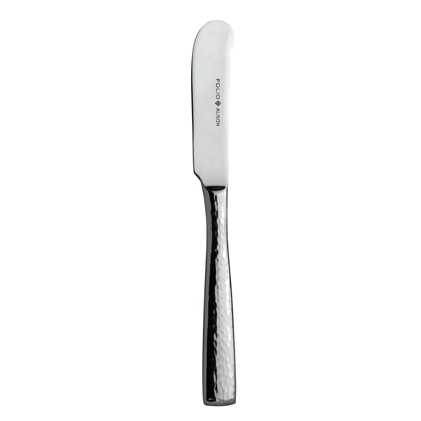 Buttermesser mit gehämmertem Griff.