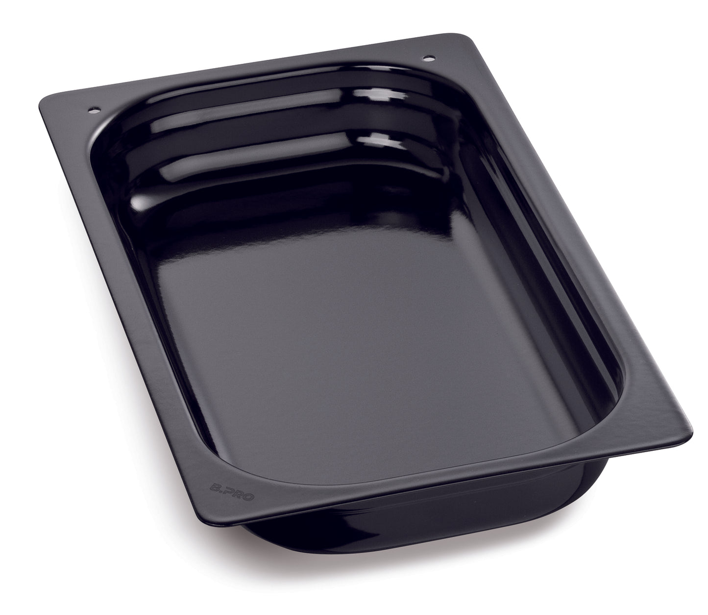 Schwarze GN-Behälter für Gastronomie.