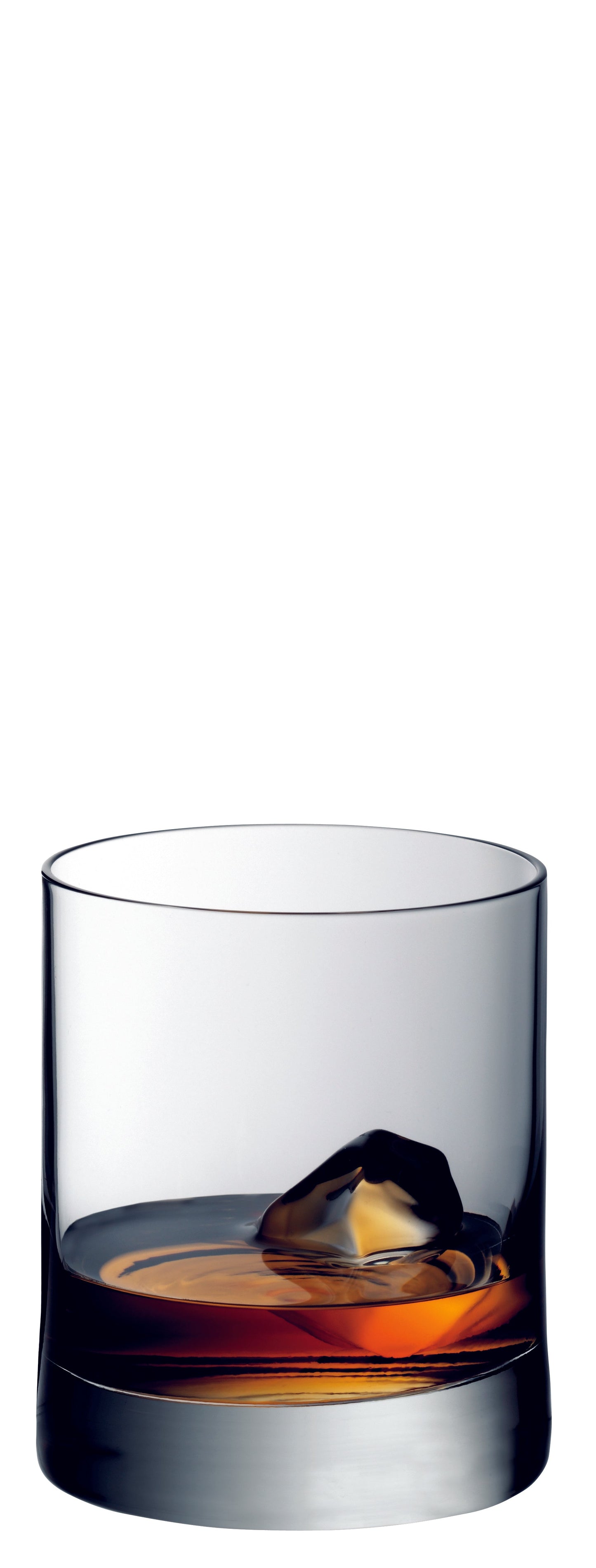 Whiskey-Glas mit Eiswürfel