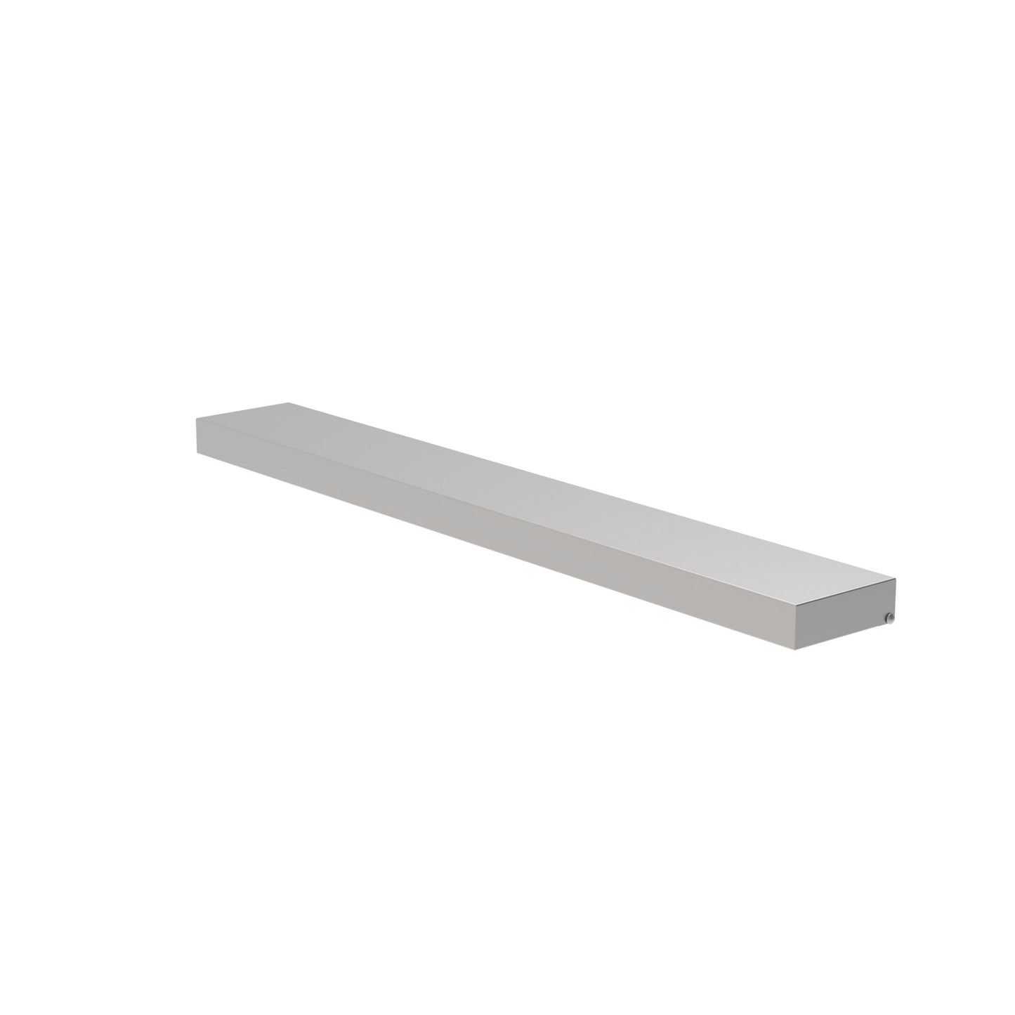 Metallischer, rechteckiger Balken, minimalistisch.