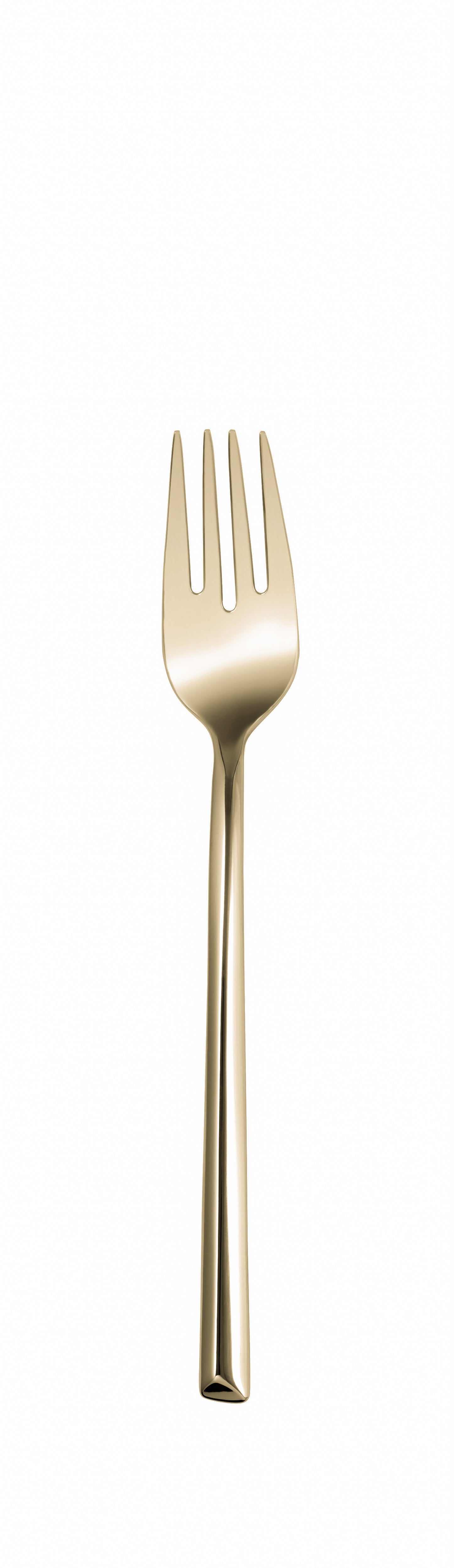 Goldene Gabel für Gastronomiebedarf.