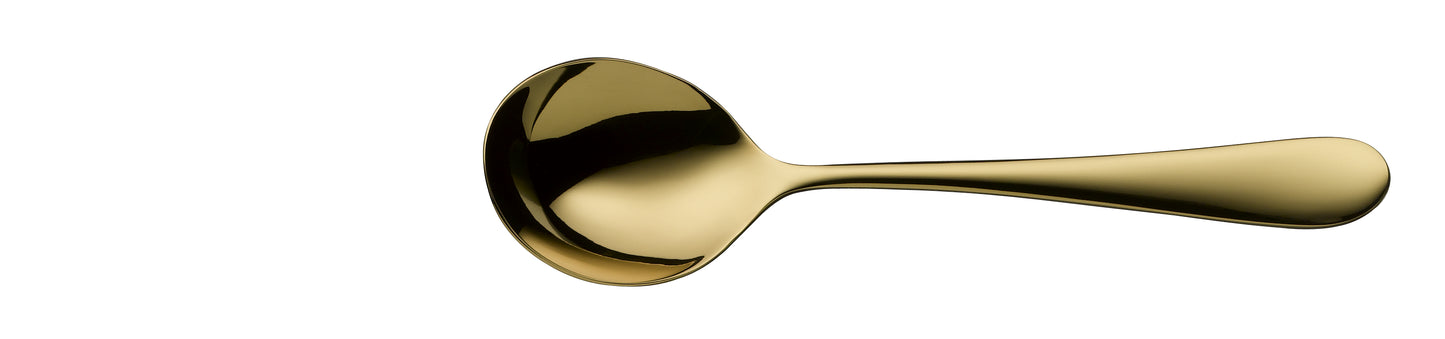 Runder Suppenlöffel SIGNUM PVD Gold