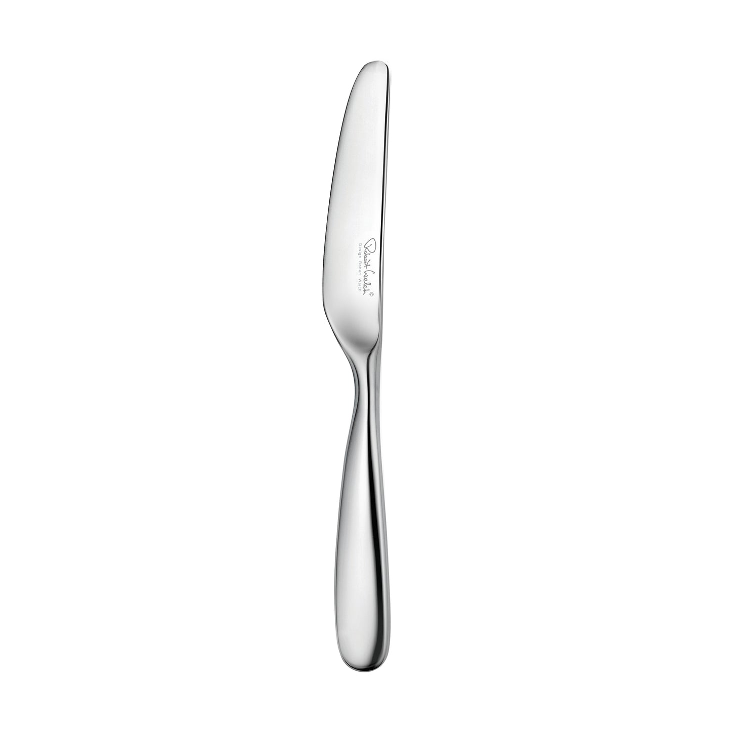 Silbernes Messer mit Gravur.