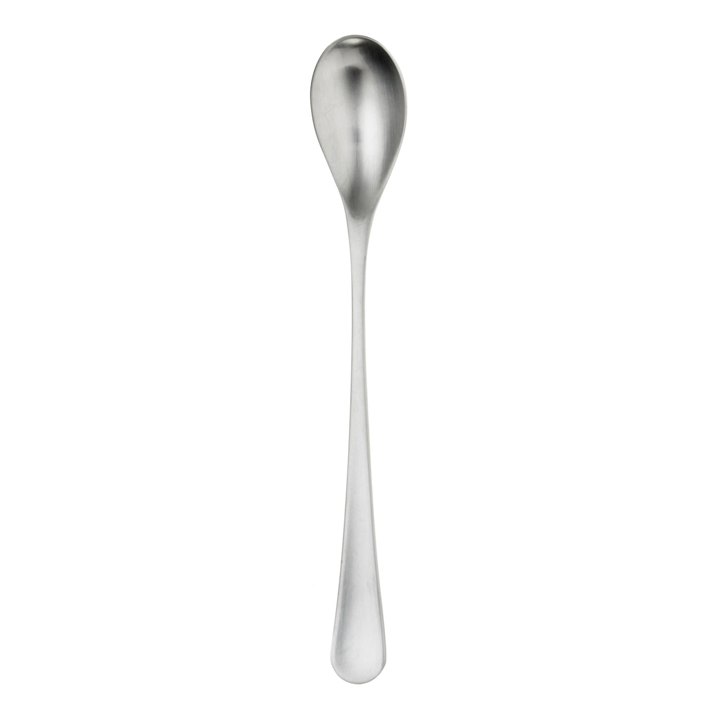 Langer Edelstahl-Löffel für Gastronomie.