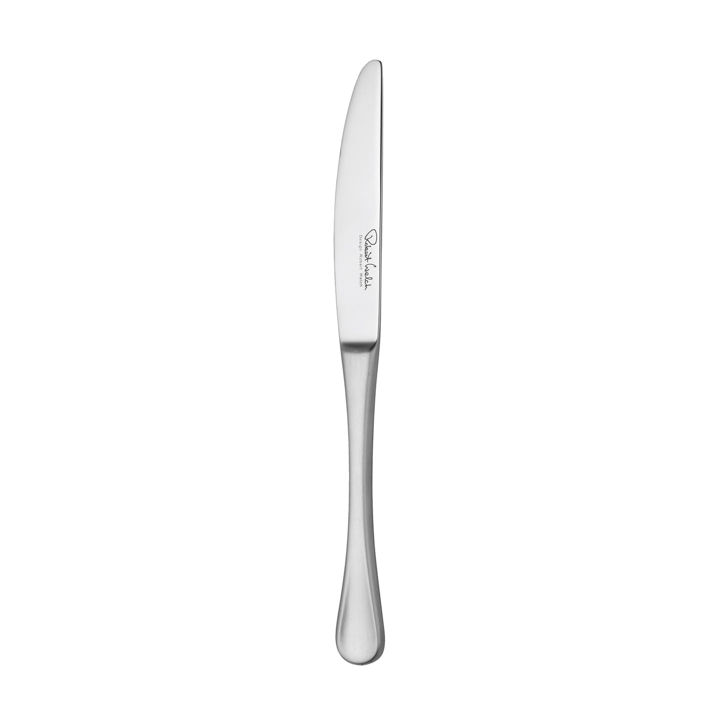 Silbernes Messer mit Gravur.