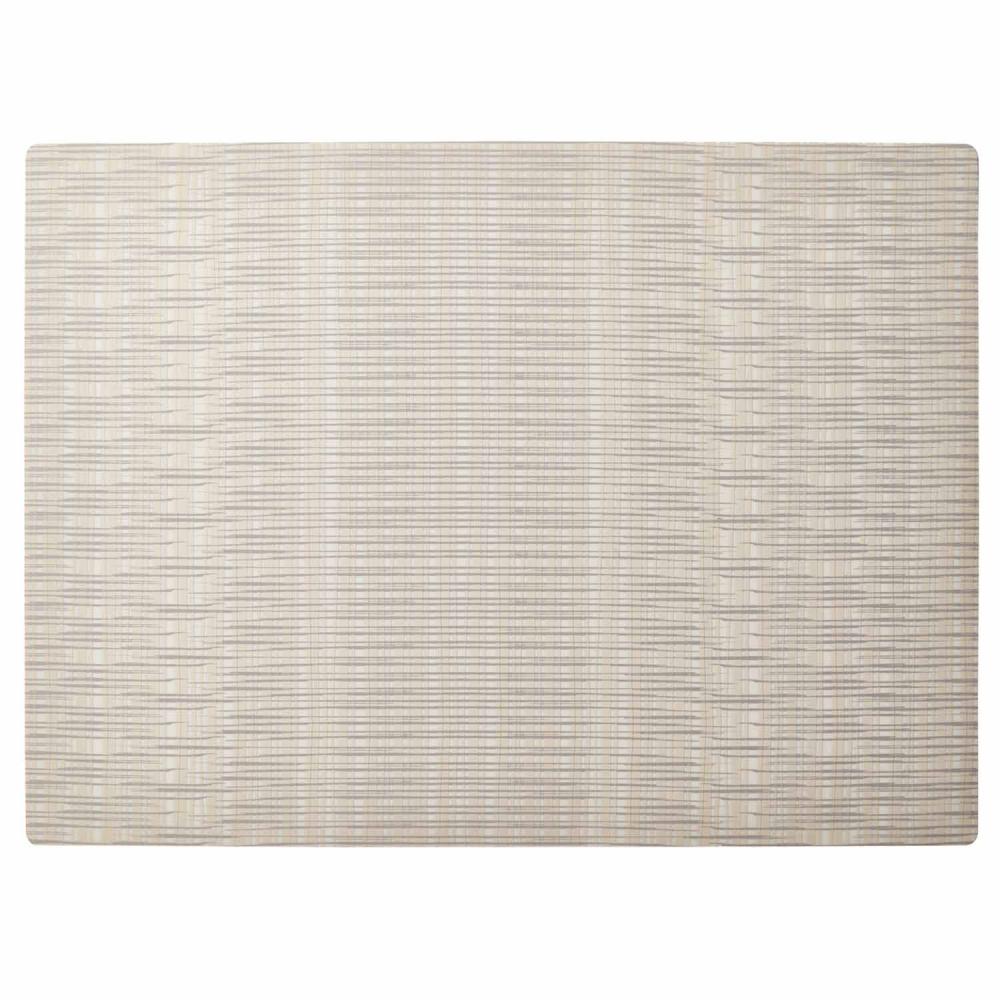 Rechteckige, gewebte Tischunterlage, beige.