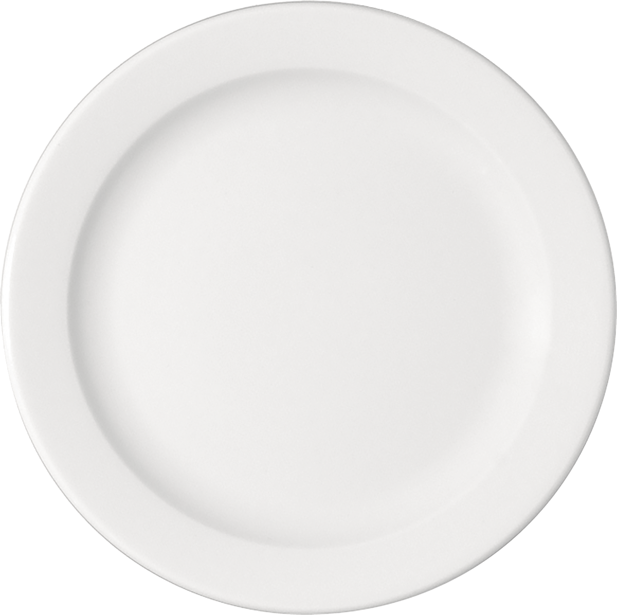 Leere weiße Speiseteller, B2B-Gastronomie