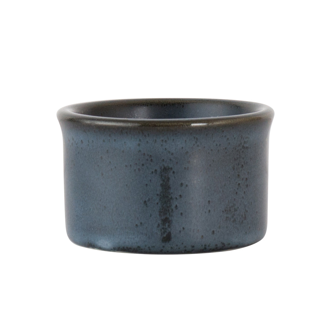 Blauer Keramik-Ramekin für Gastronomie.