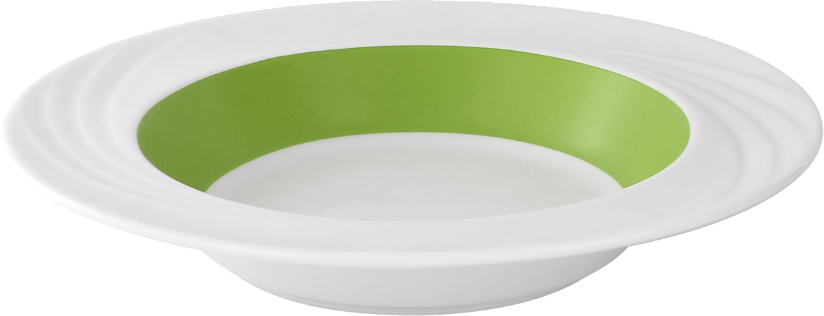 Spezialteller tief rund Fahne Relief 23cm 'DONNA SENIOR'