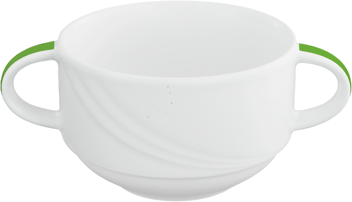 Suppenobertasse stapelbar Relief 0.28l 'DONNA'