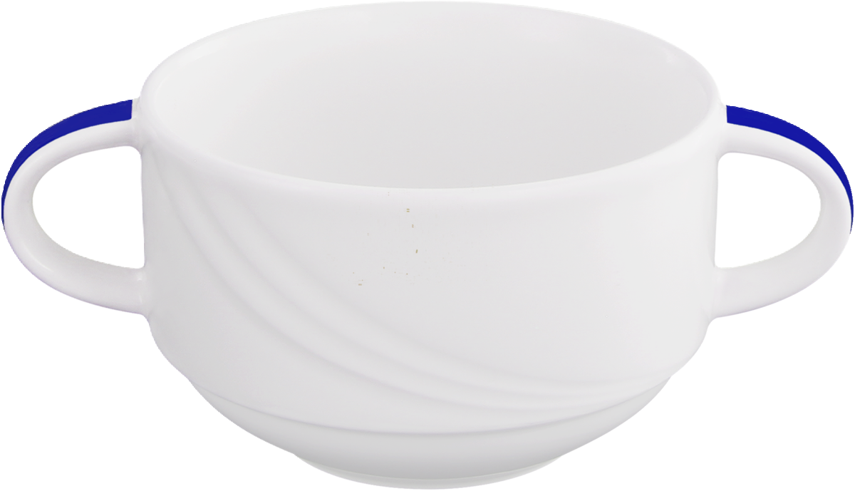 Suppenobertasse stapelbar Relief 0.28l 'DONNA'
