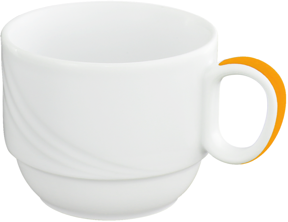Spezialobertasse stapelbar Relief 0.18l 'DONNA SENIOR'