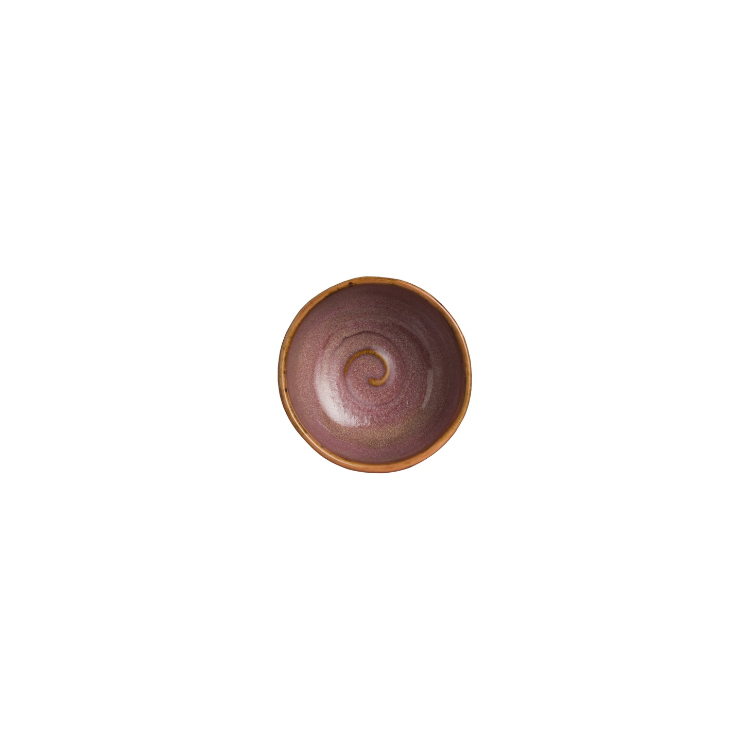 Keramikschale mit spiralförmigem Muster.