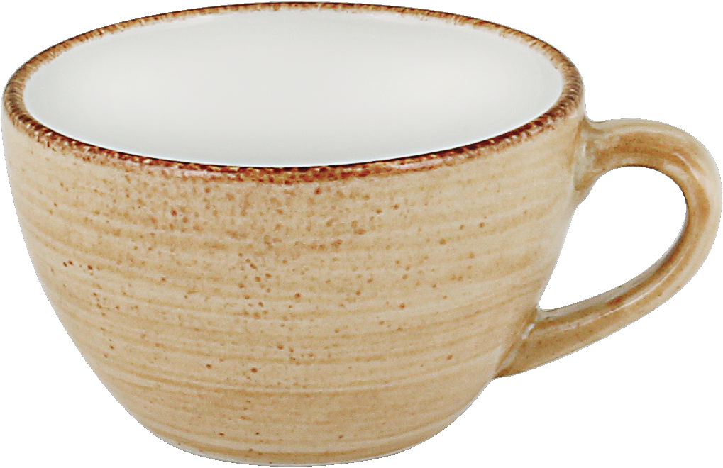 Kaffeetasse aus Keramik, Nahaufnahme
