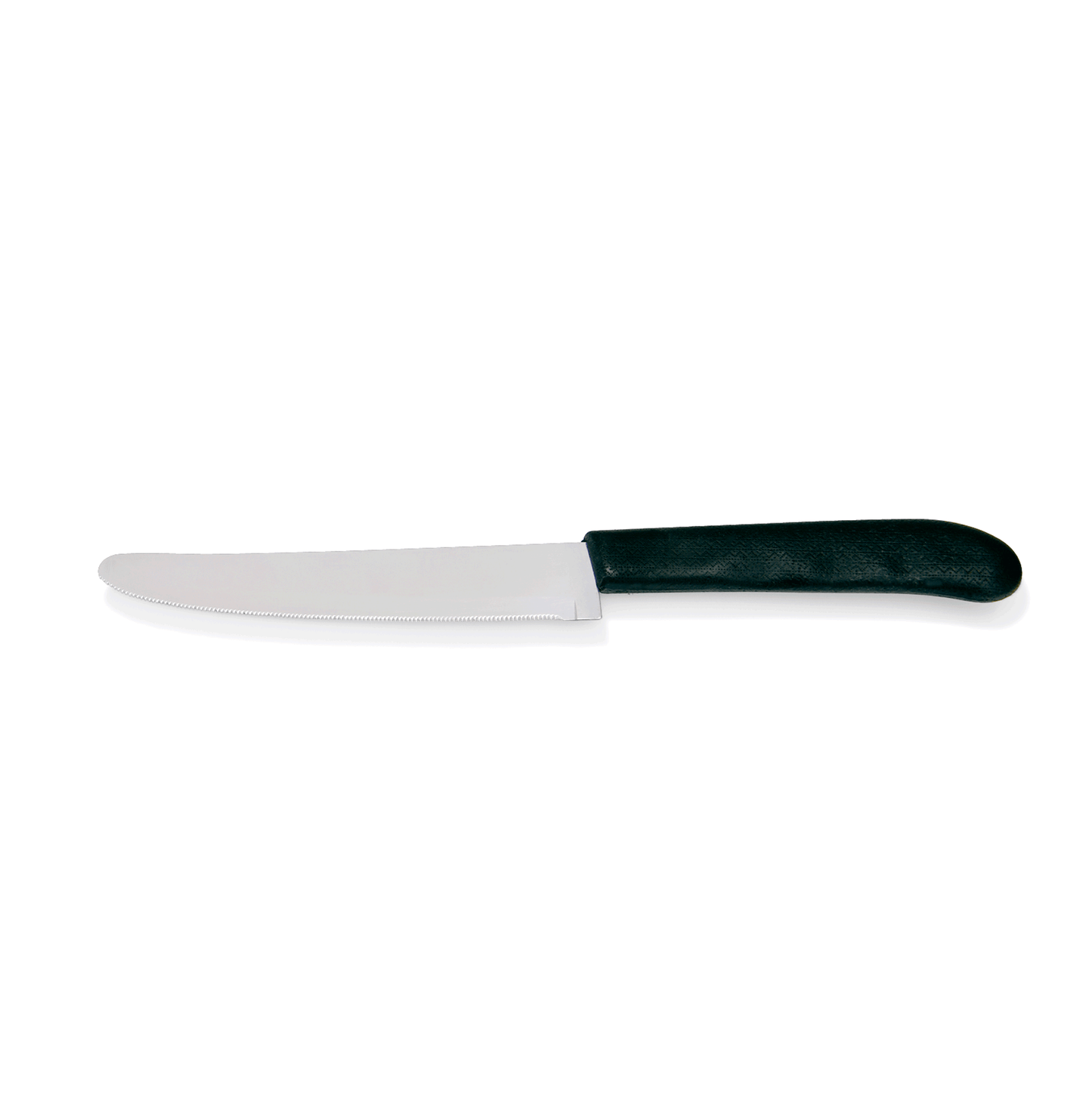 Messer mit schwarzem Griff.