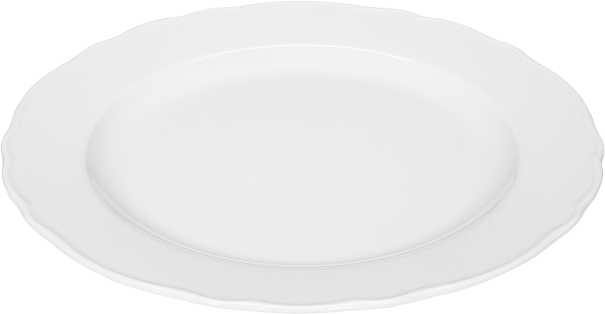 Weiße Servierplatte für Gastronomie
