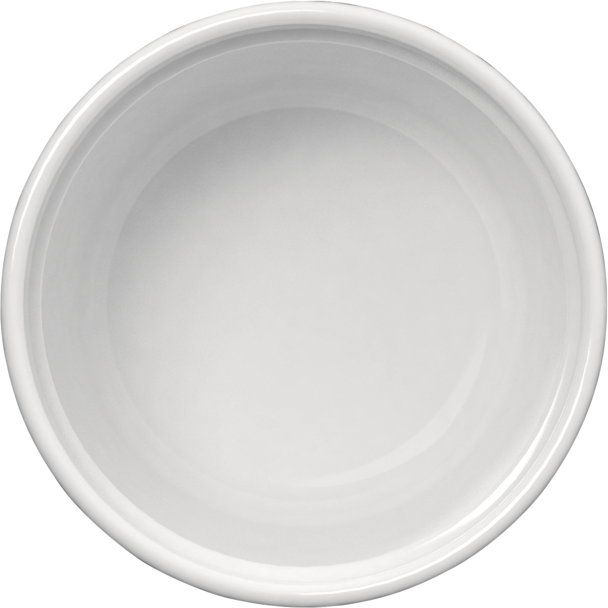 Weißer, stapelbarer Gastronomiebehälter.