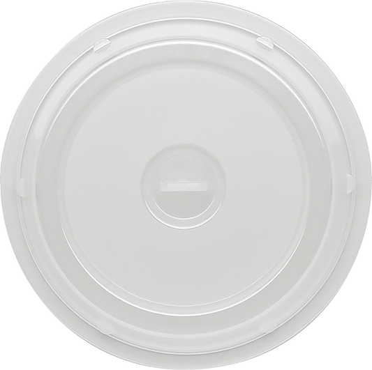 Transparenter Plastikdeckel für Behälter.