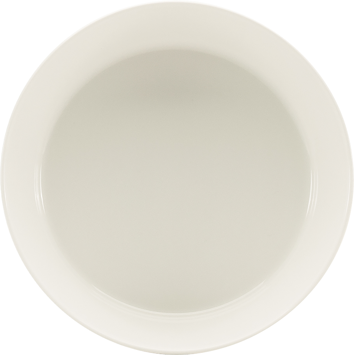 Weiße Schüssel, schlichtes Design.
