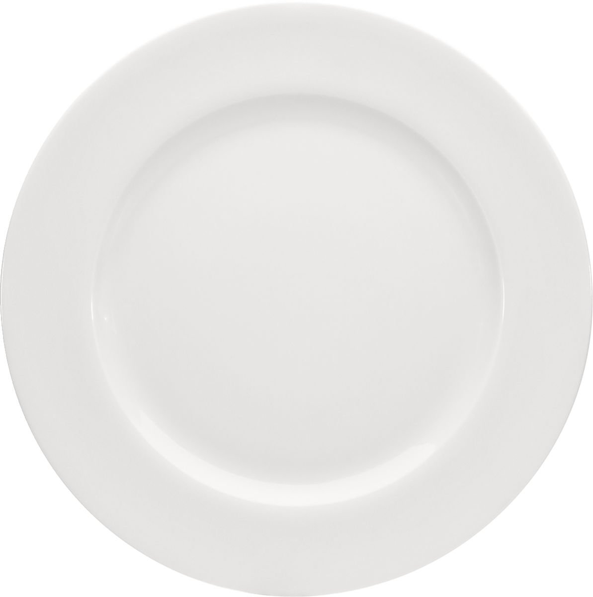 Leere weiße Essteller für Gastronomie