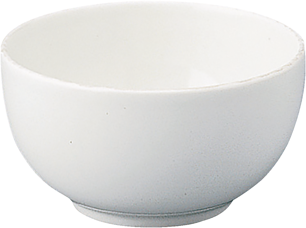 Weiße Schale aus Porzellan.