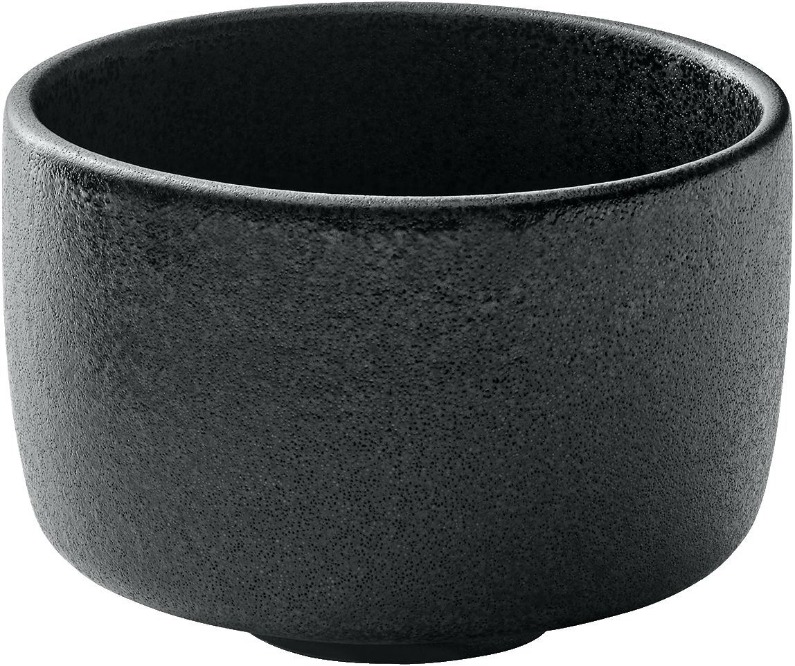 Schwarze Cappuccino-Tasse, 300ml.