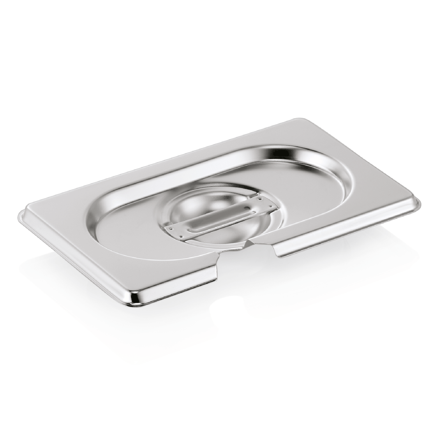 Edelstahl-Deckel für GN-Behälter.