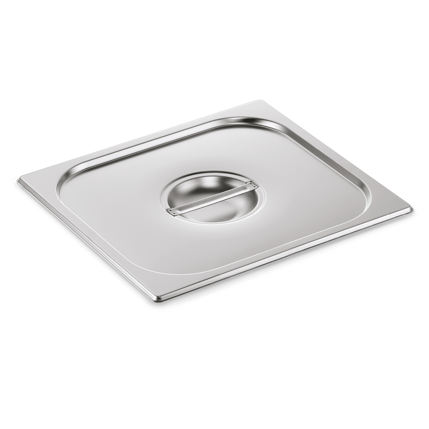 Edelstahl-Deckel für GN-Behälter.