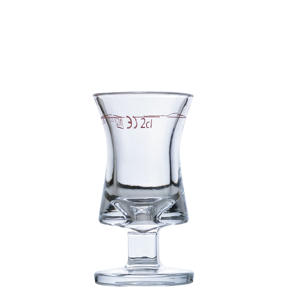 Schnapsglas mit Stiel