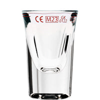 Messbecher aus Glas mit Markierungen.