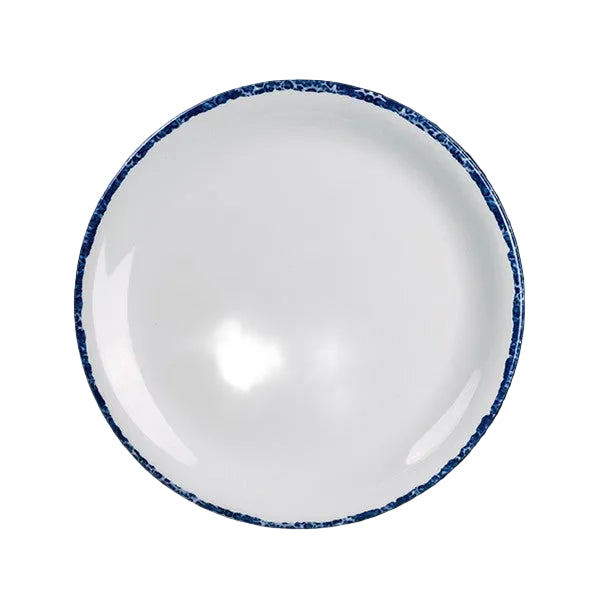 Blue Dapple Coupe Plate 20.3cm (8")