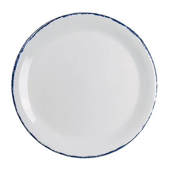Blue Dapple Coupe Plate 25.4cm (10")