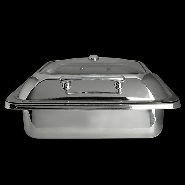 Silberner Chafing Dish Behälter.