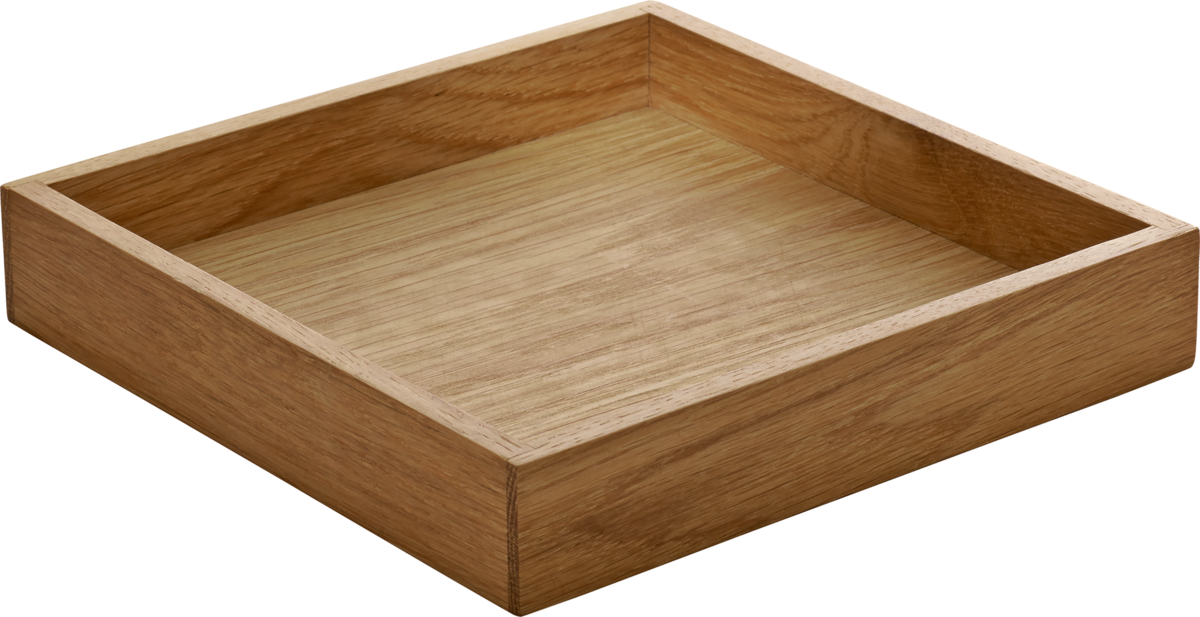 Holztablett für Gastronomiebedarf.