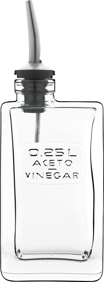 Essigflasche mit Ausgießer.