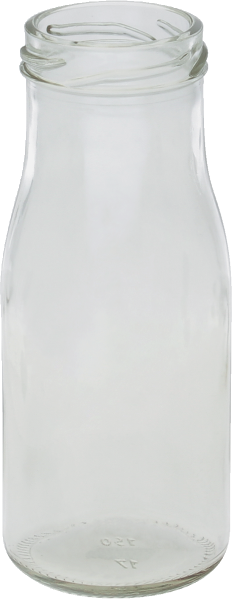 Leeres Glasflasche für Gastronomie.
