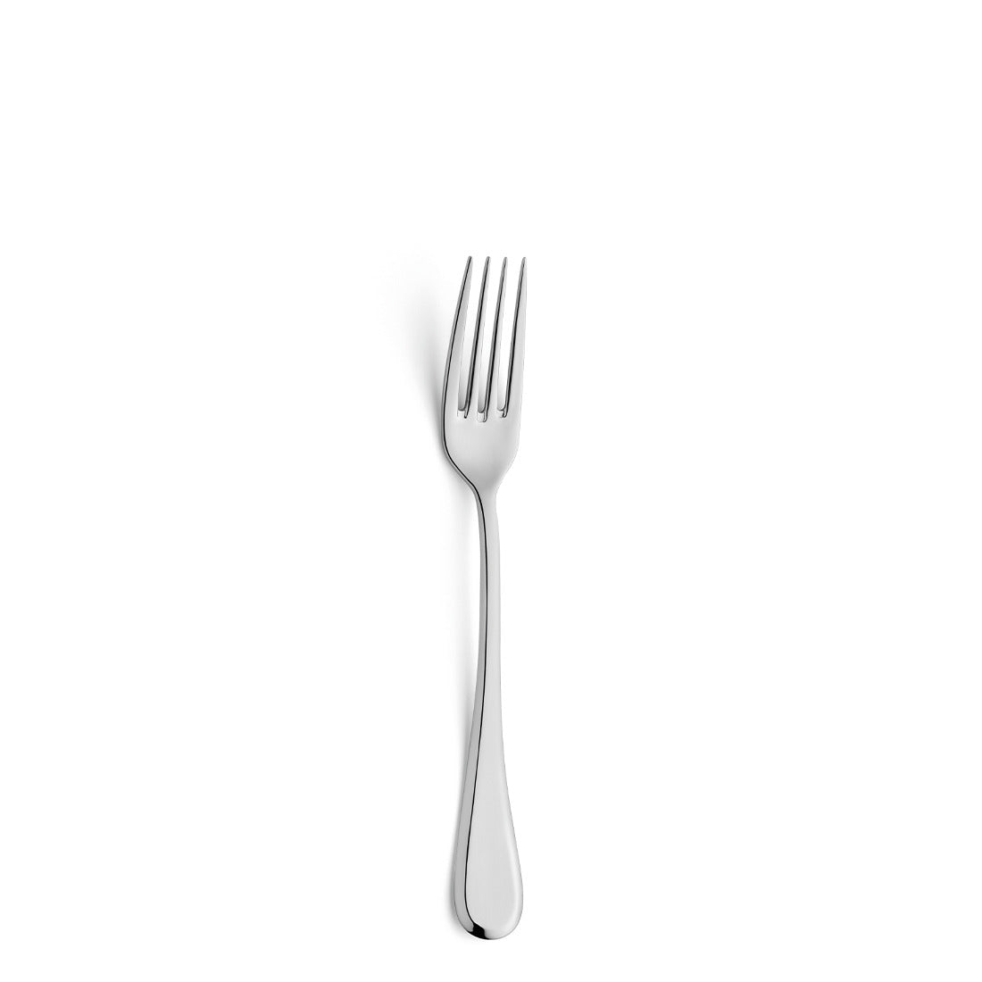 Gabel auf weißem Hintergrund, minimalistisch