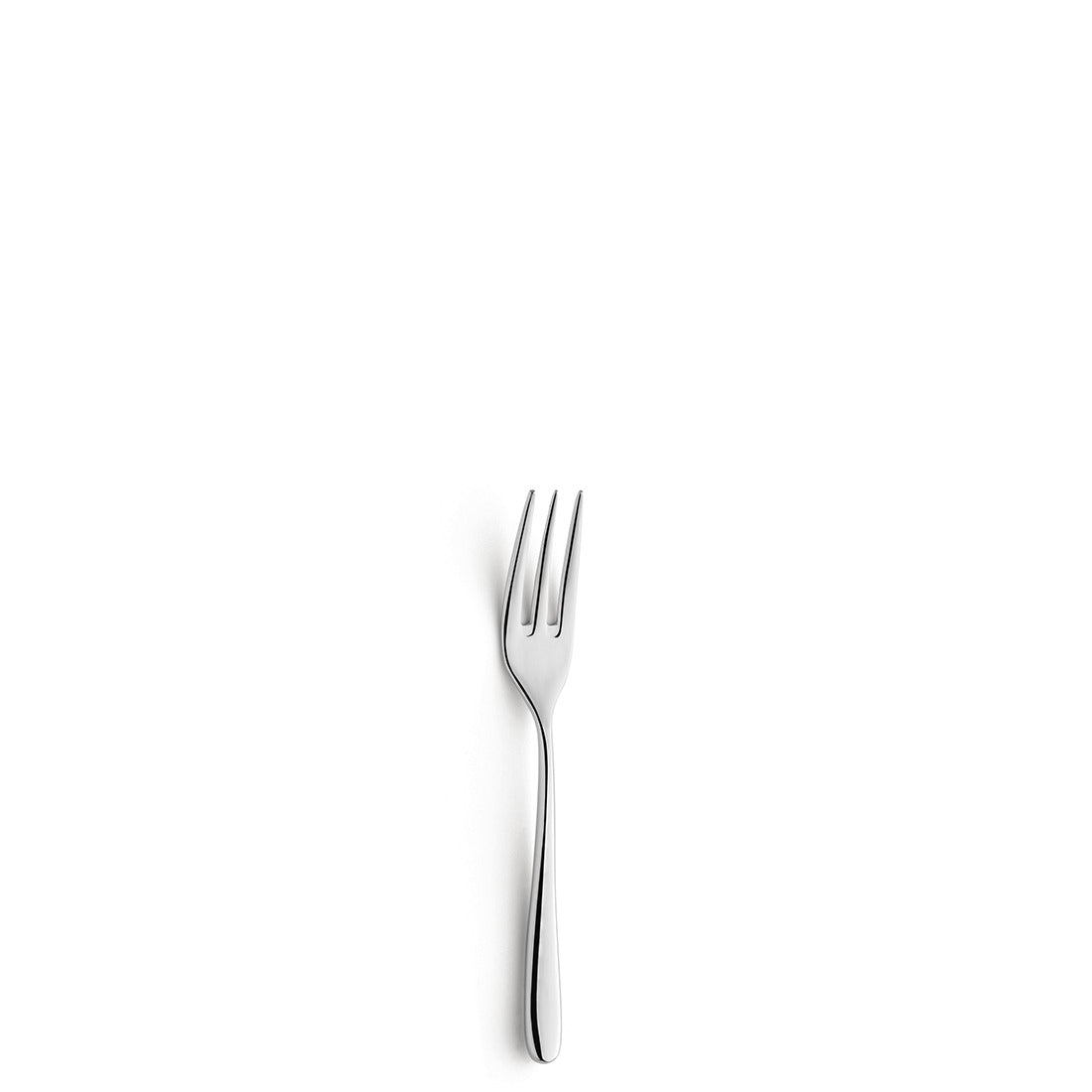 Gabel auf weißem Hintergrund, minimalistisch