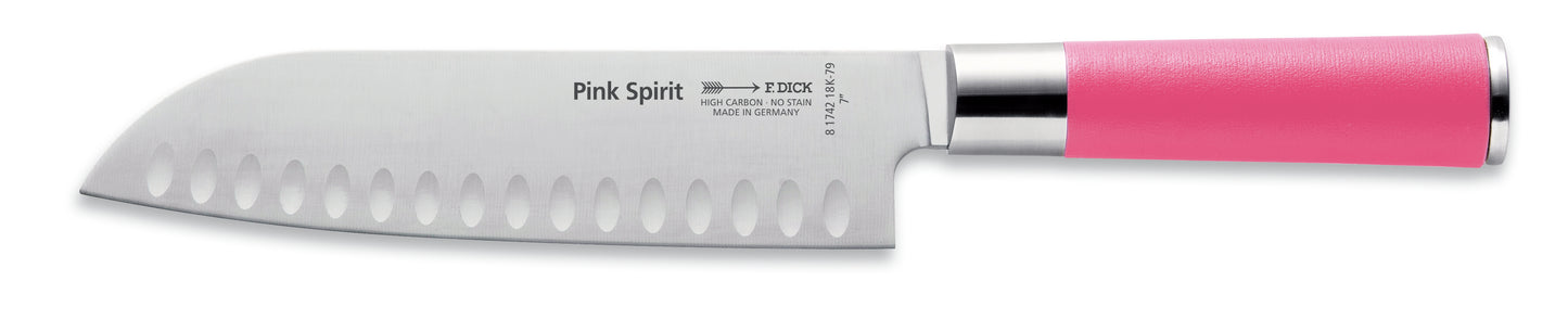 Rosa Griff, professionelles Küchenmesser.
