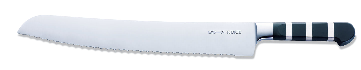 Brotmesser mit gezackter Klinge.