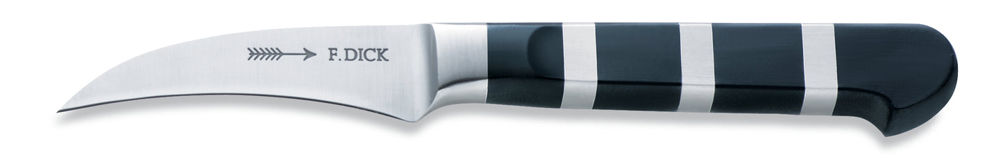 Küchenmesser mit schwarzem Griff.