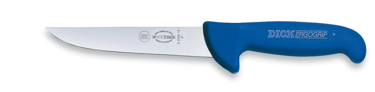 Messer mit blauem Griff.