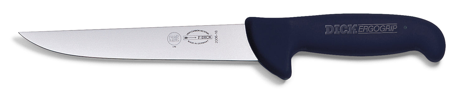 Messer mit schwarzem Griff.