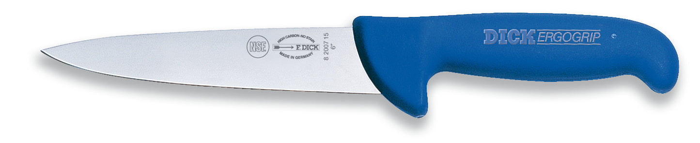 Messer mit blauem Griff.